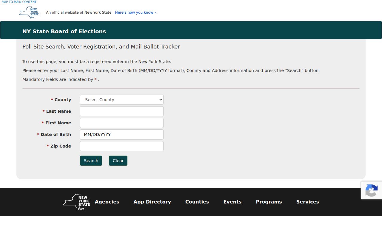 Auburn residents directory reference to New York Voter Lookup fields