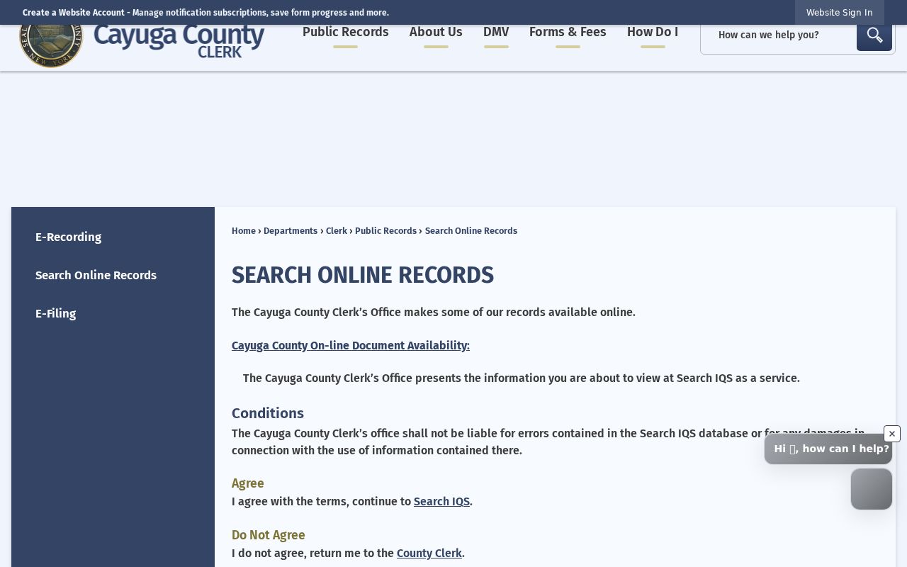 Auburn street directory SearchIQS County Clerk record access